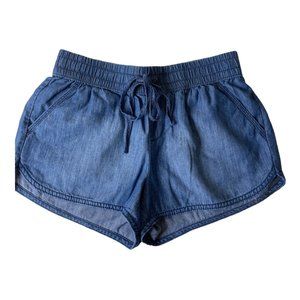SO Chambray Elastic Waist Shorts
